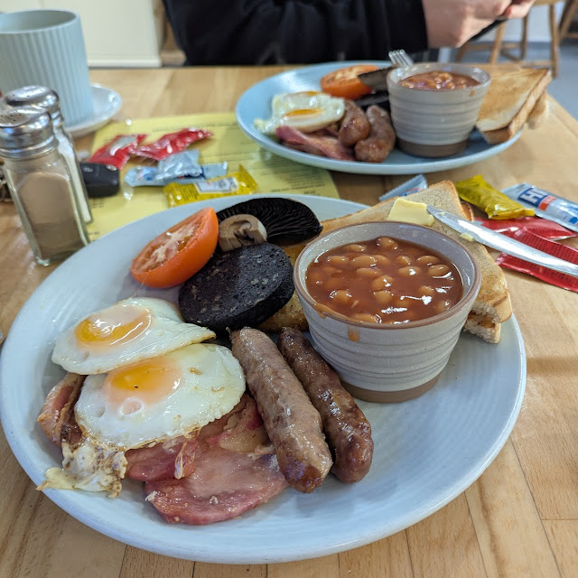Full English Breakfast and Mug of Tea Large