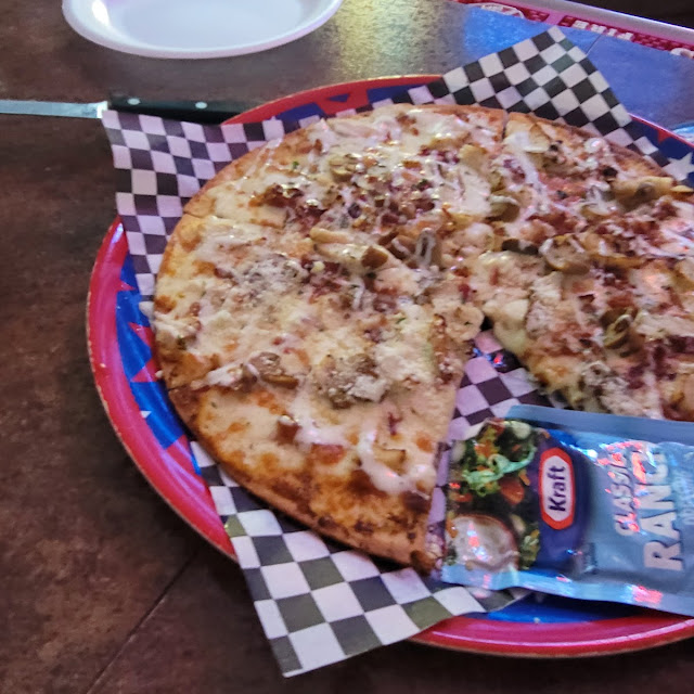 Chicken Bacon Ranch Pizza