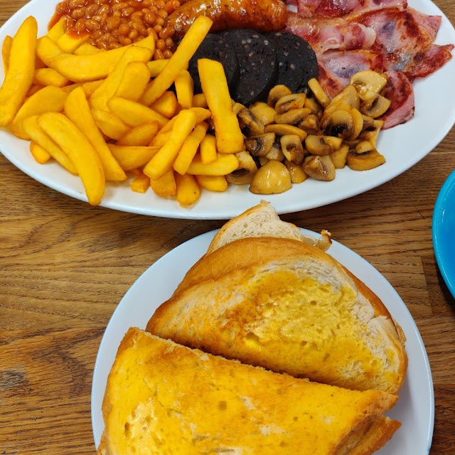 Sausage Egg Chips and Beans