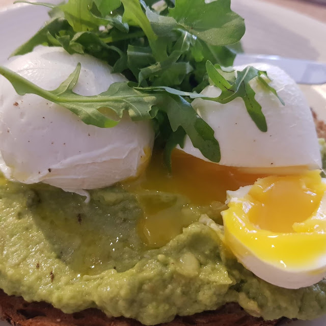 Avocado and Poached Eggs on Toast