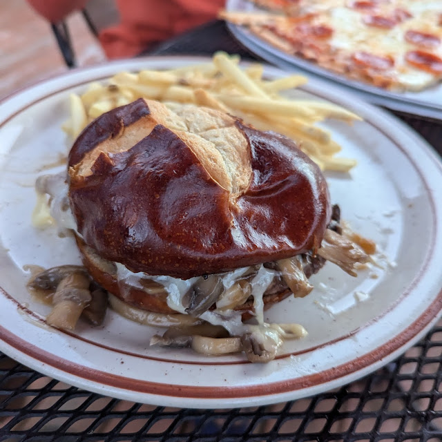 Mushroom Swiss Burger