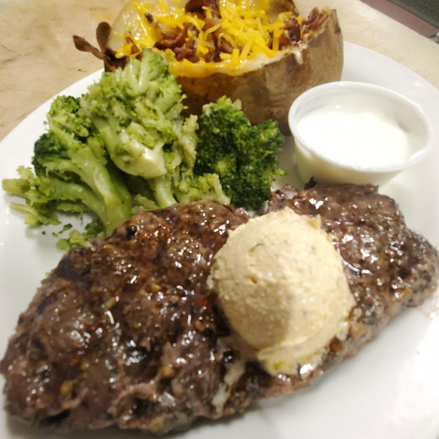 Tuesday Steak Special w Loaded Baker