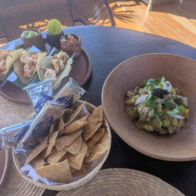 Catch of the Day Ceviche and Shrimp Tacos