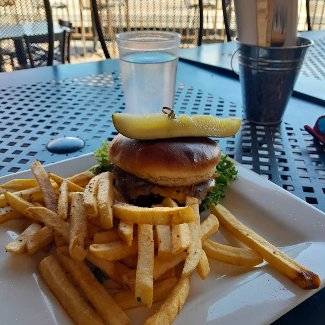 Veggie Burger and Fries