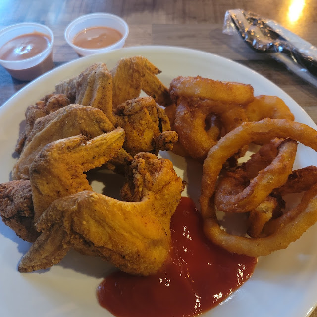 Wings and Onion Rings