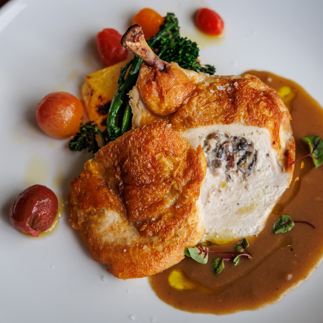 Pan Roasted Stuffed Chicken Supreme