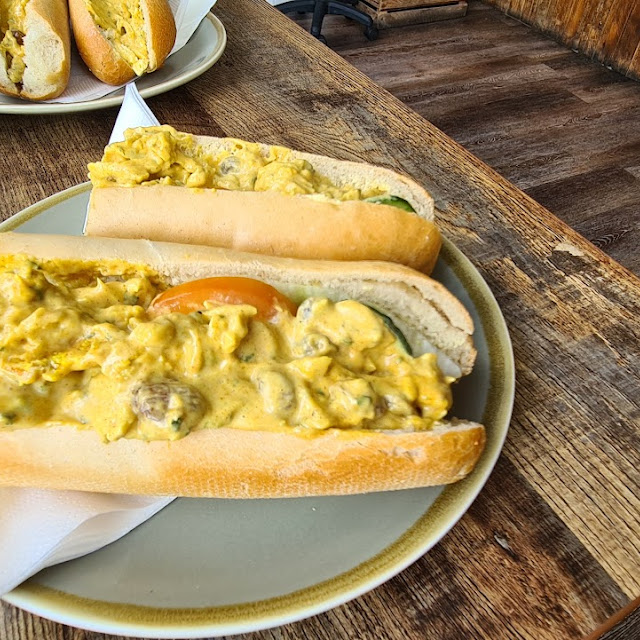 Coronation Chicken Baguette