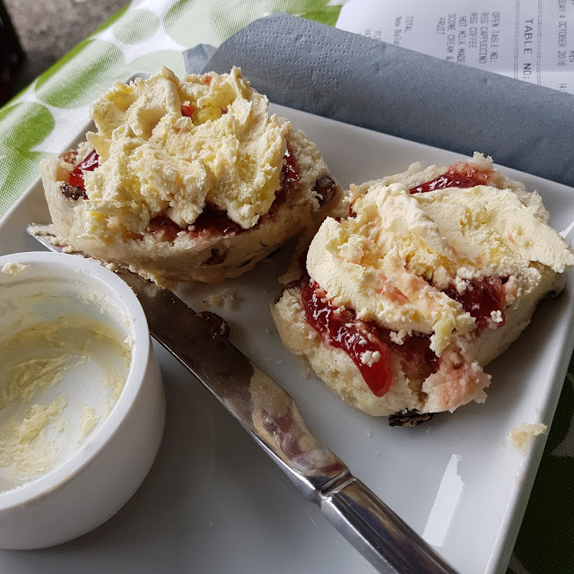 Scone with Clotted Cream and Jam