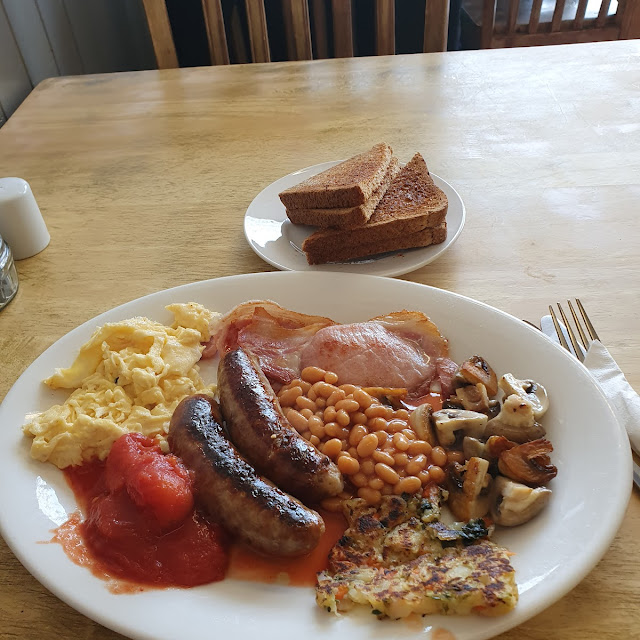 Mega Breakfast with Bubble and Squeak Brown Toast and Scrambled Eggs Options