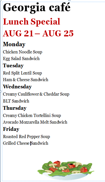 Menu Photo 0