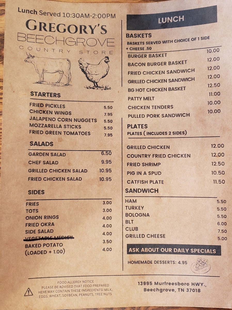 Menu Photo 0
