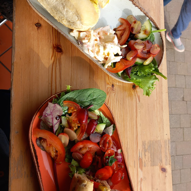 Falafel and Hummus Baguette