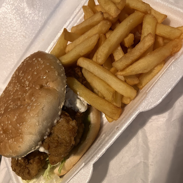 Chicken Strip Burger Meal