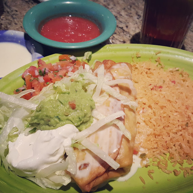 Shrimp Chimichanga Lunch Portion