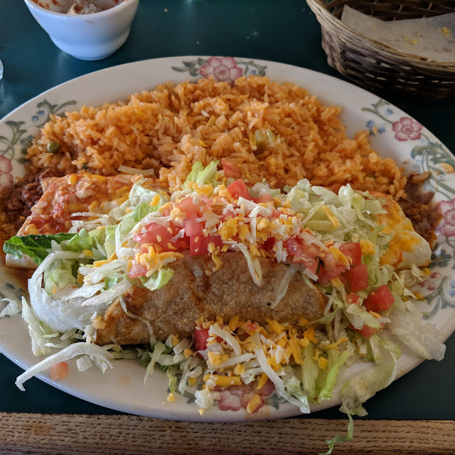 Burrito Relleno & Enchilada